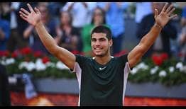 Carlos Alcaraz is the second-youngest player to win two ATP Masters 1000 titles, with countryman Rafael Nadal the youngest.