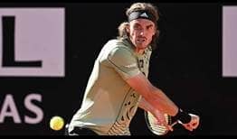Stefanos Tsitsipas beats Alexander Zverev on Saturday to reach the final of the Internazionali BNL d'Italia in Rome for the first time.