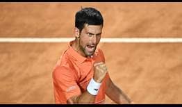 Novak Djokovic supera a Casper Ruud en Roma para alcanzar las 1.000 victorias en su carrera profesional.