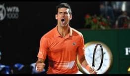 Novak Djokovic no cedió ningún set camino del título en el Internazionali BNL d'Italia.