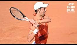 Novak Djokovic breaks Stefanos Tsitsipas' serve four times on Sunday to lift the trophy in Rome.