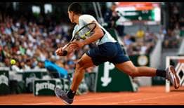 Carlos Alcaraz jugó este miércoles durante 4 horas y 34 minutos en segunda ronda de Roland Garros.