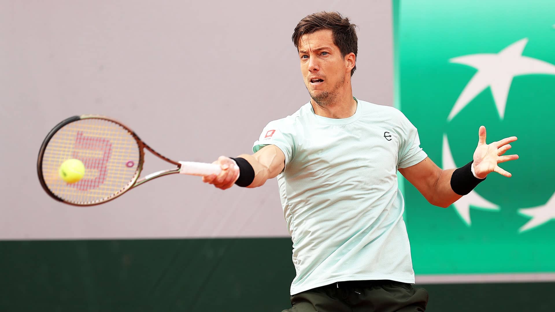 Aljaz Bedene is through to the third round at Roland Garros for the third time in his career.