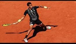 Felix Auger-Aliassime is making his third appearance at Roland Garros.