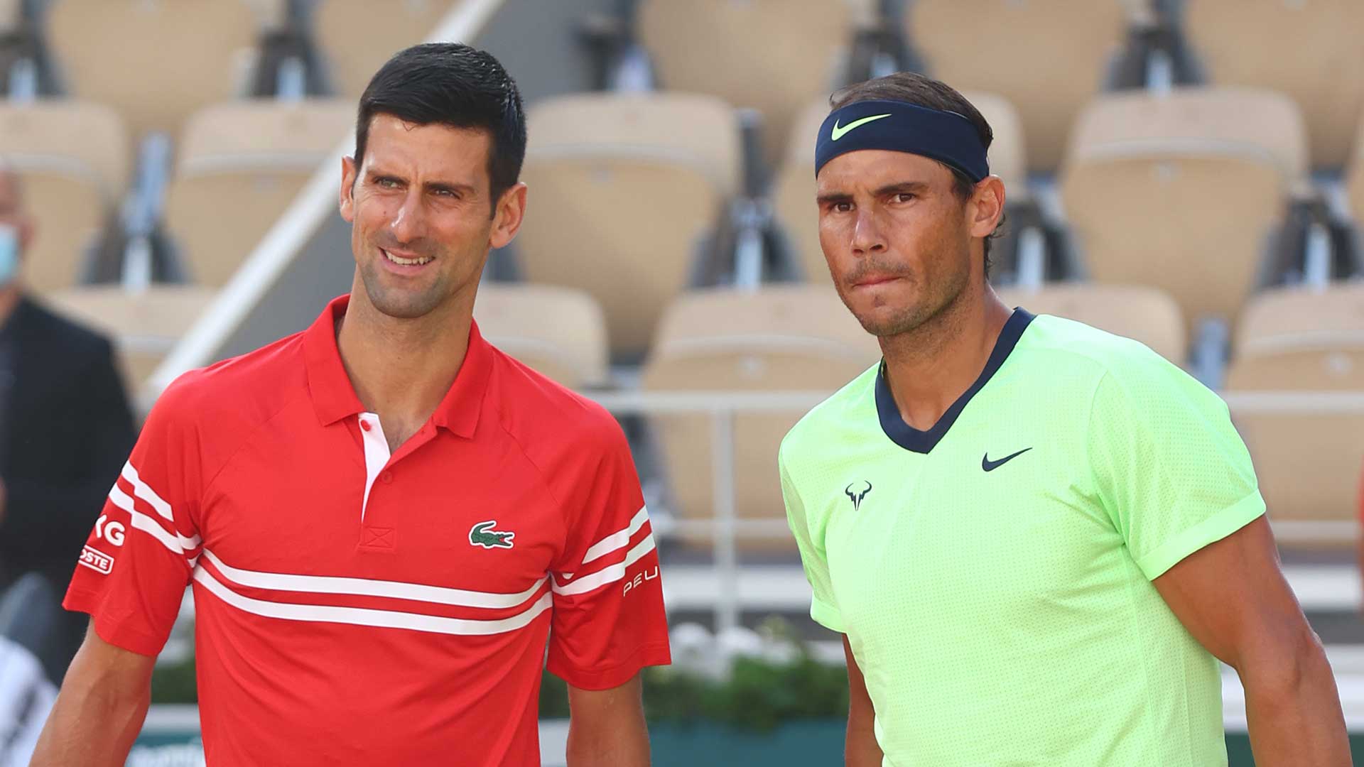 Novak Djokovic y Rafael Nadal han disputado un récord de 59 partidos en un ATP Head2Head histórico.