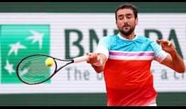 Marin Cilic was competing in the semi-finals at Roland Garros for the first time. 