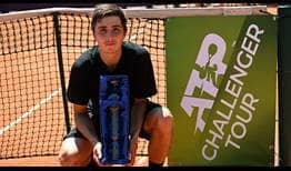Alexander Shevchenko is the champion in Bratislava, claiming his maiden ATP Challenger title.