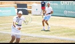 Jean-Julien Rojer and Marcelo Arevalo defeat Alexander Erler and Lucas Miedler on Thursday in Mallorca.