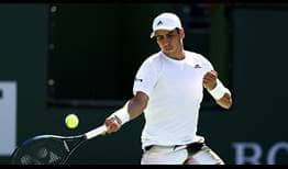 Jaume Munar supera a Thiago Monteiro en la primera ronda de Wimbledon.