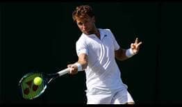 Casper Ruud supera a Albert Ramos en la primera ronda de Wimbledon.