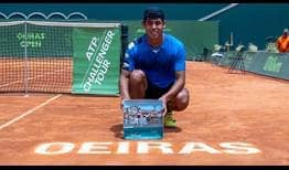 Kaichi Uchida is the champion in Oeiras, claiming his second ATP Challenger title.