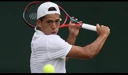 Sebastián Báez está disputando Wimbledon por segunda vez en su carrera.