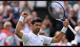 Novak Djokovic is 2-0 in his ATP Head2Head series against Miomir Kecmanovic.