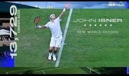 John Isner supera a Ivo Karlovic por el récord de aces luego de su presentación en la tercera ronda de Wimbledon.