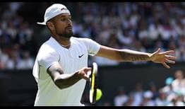 Nick Kyrgios se enfrenta a Brandon Nakashima en los octavos de final de Wimbledon.