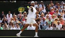 Nick Kyrgios exigió cuatro mangas a Novak Djokovic en la final de Wimbledon.