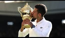 Wimbledon 2022 Djokovic Trofeo