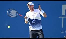 Andy Murray sufrió calambres durante su derrota ante Elias Ymer en la primera ronda de Washington.