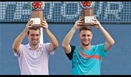 William Blumberg and Miomir Kecmanovic defeat Raven Klaasen and Marcelo Melo in straight sets to win the Los Cabos title.