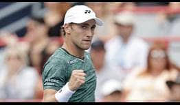 Casper Ruud supera en tres mangas a Roberto Bautista en la tercera ronda de Montreal.