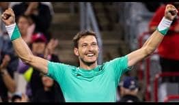 Pablo Carreno Busta hits 43 winners in his Montreal semi-final victory.