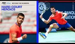 Carlos Alcaraz lifted his maiden ATP Masters 1000 title on hard courts in Miami in April.