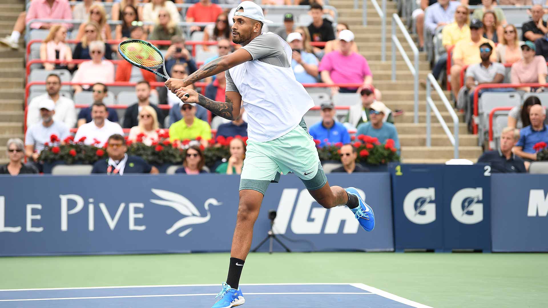 Nick Kyrgios looks to continue his form from Montreal, where he toppled World No. 1 Daniil Medvedev.