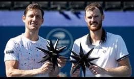 Matthew Ebden and Jamie Murray cap their first week as a team with a trophy in Winston-Salem.