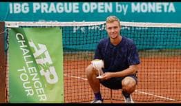 Oleksii Krutykh is the champion in Prague, claiming his maiden ATP Challenger title.