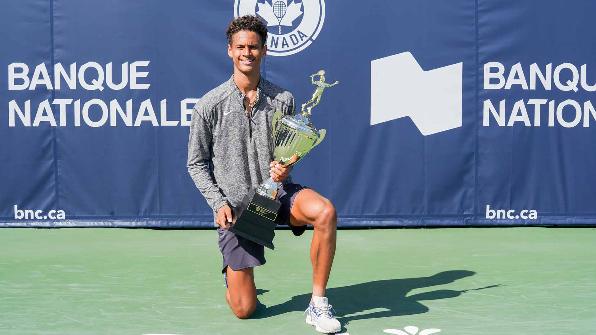 Gabriel Diallo claimed his first Challenger title at home in Canada.