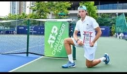 Arthur Cazaux is the champion in Nonthaburi, claiming his maiden ATP Challenger title.