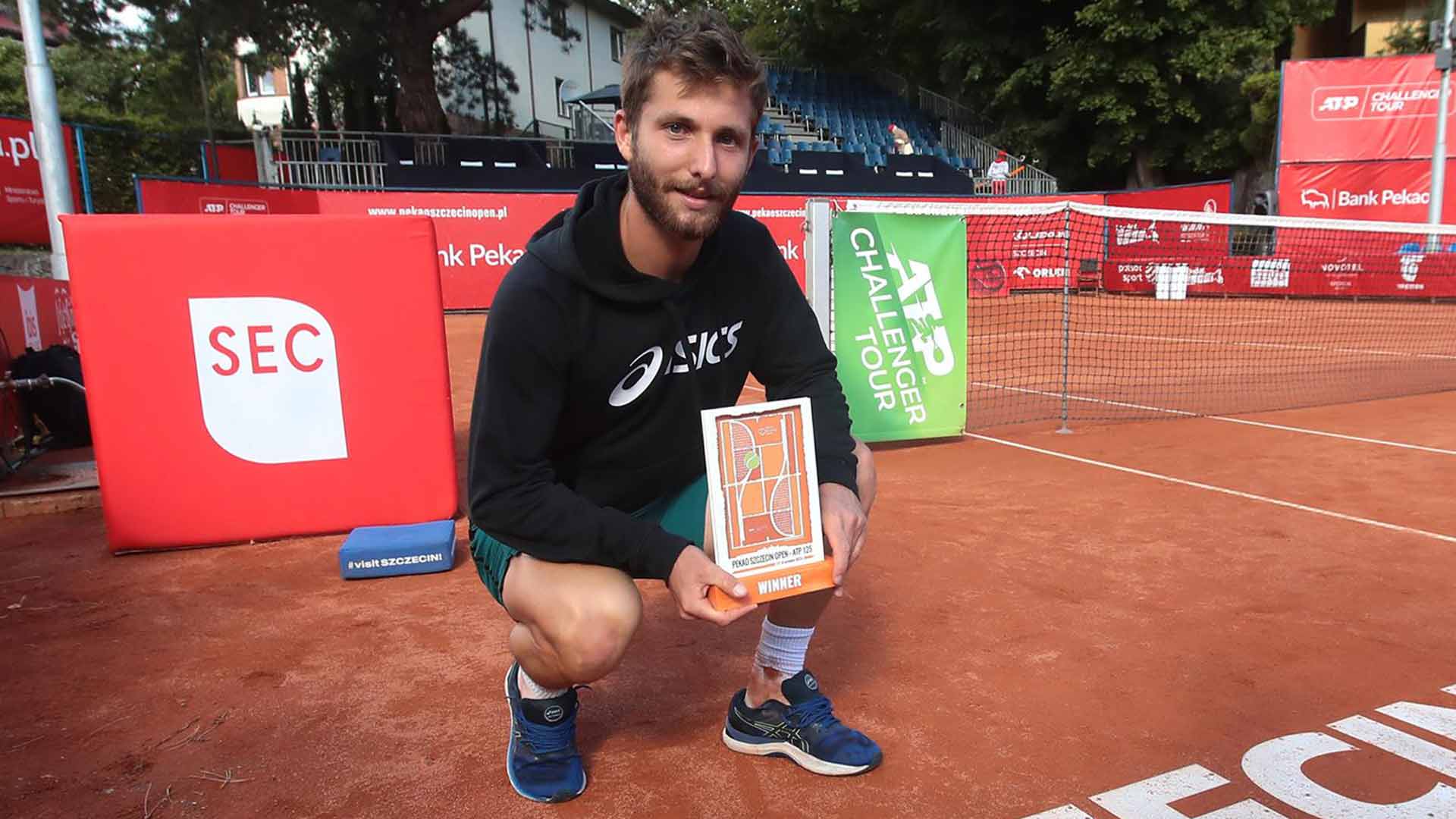 <a href='https://www.atptour.com/en/players/corentin-moutet/mw02/overview'>Corentin Moutet</a> claims his second Challenger title this season.