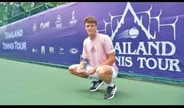 Stuart Parker claims his maiden ATP Challenger title, prevailing in Nonthaburi.