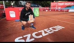 Corentin Moutet is the champion in Szczecin, claiming his sixth ATP Challenger title.