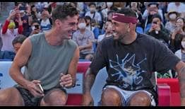 Thanasi Kokkinakis and Nick Kyrgios are the top seeds in the Tokyo doubles draw.