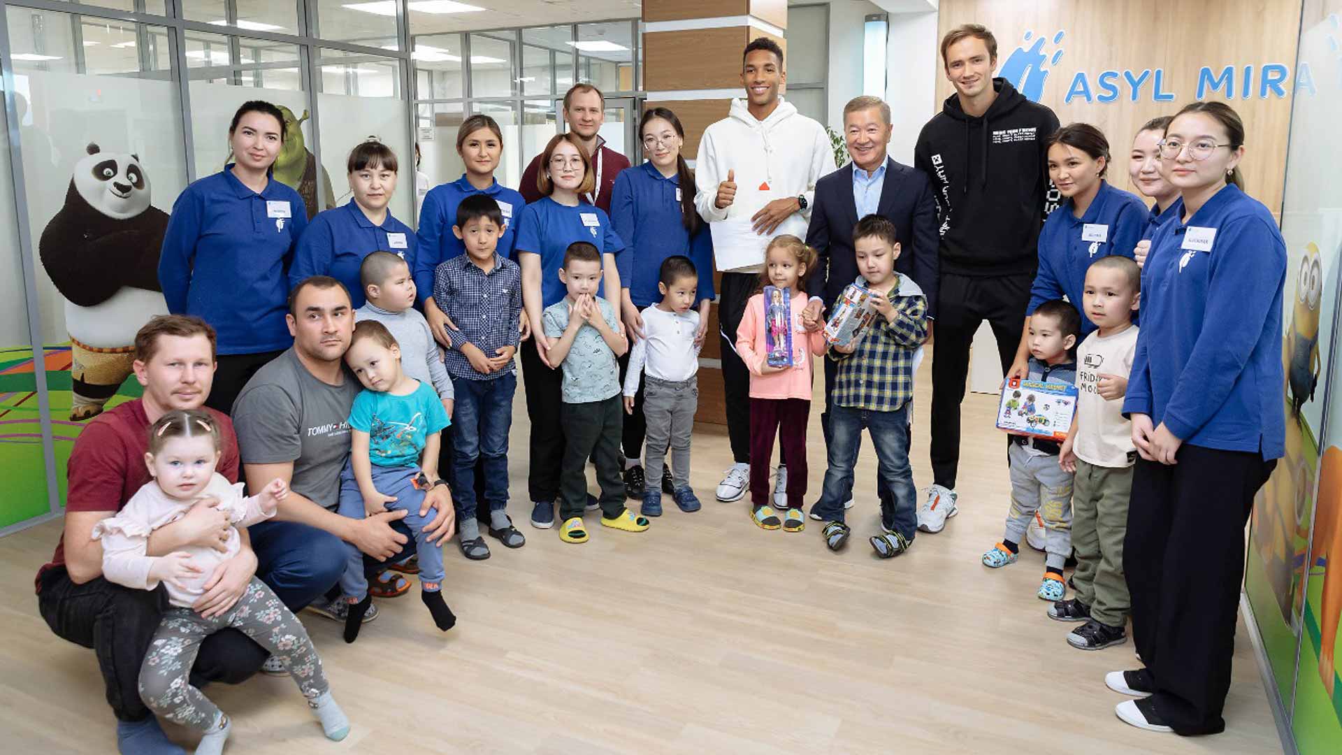 Felix Auger-Aliassime and Daniil Medvedev