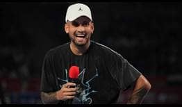 Nick Kyrgios this week will pursue his second Tokyo title.