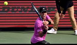Jaume Munar defeats Casper Ruud on Tuesday in Tokyo.