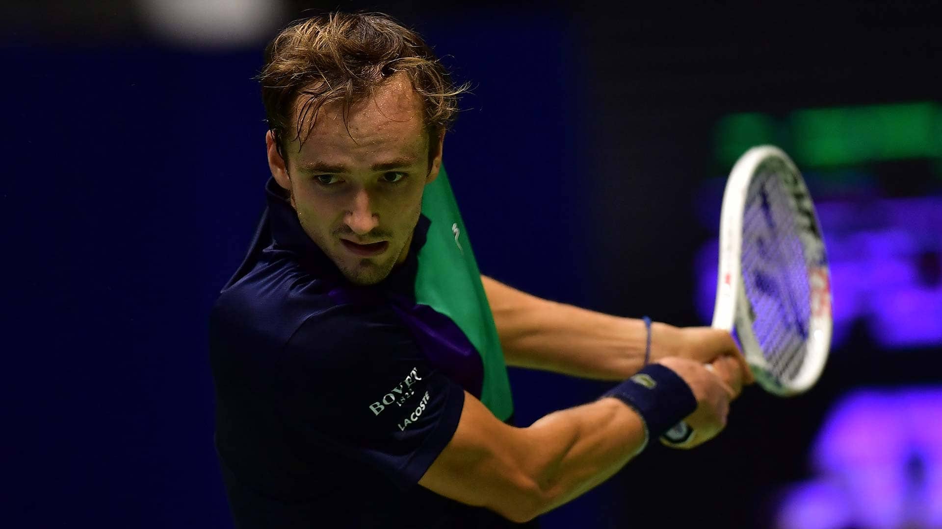 Daniil Medvedev defeated Albert Ramos-Vinolas in straight sets in his first-round match at the Astana Open.