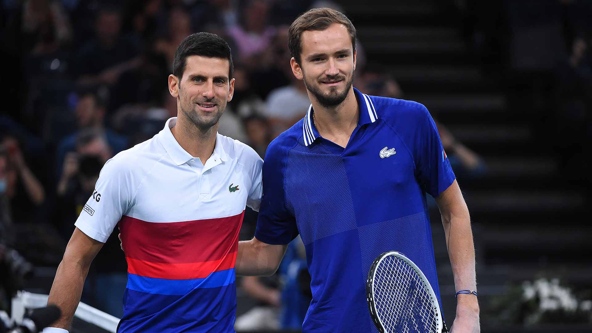 Novak Djokovic lidera 6-4 su historial ATP Head2Head con Daniil Medvedev.