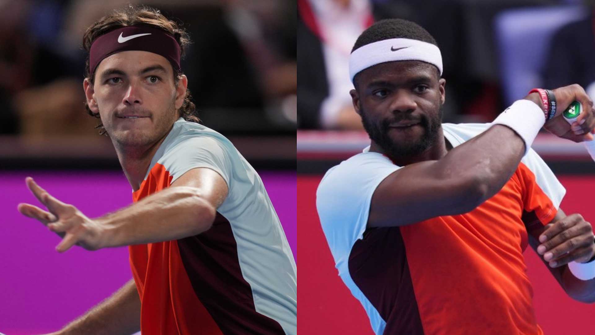 Taylor Fritz leads Frances Tiafoe 4-1 in the pair's ATP Head2Head series.