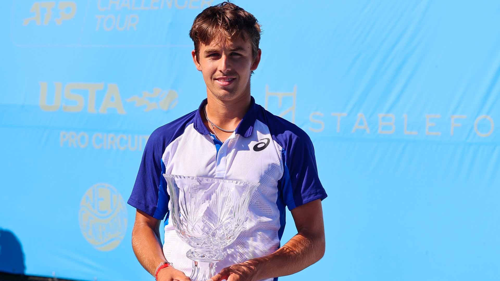 Zachary Svajda won the all-American final at the Tiburon Challenger.