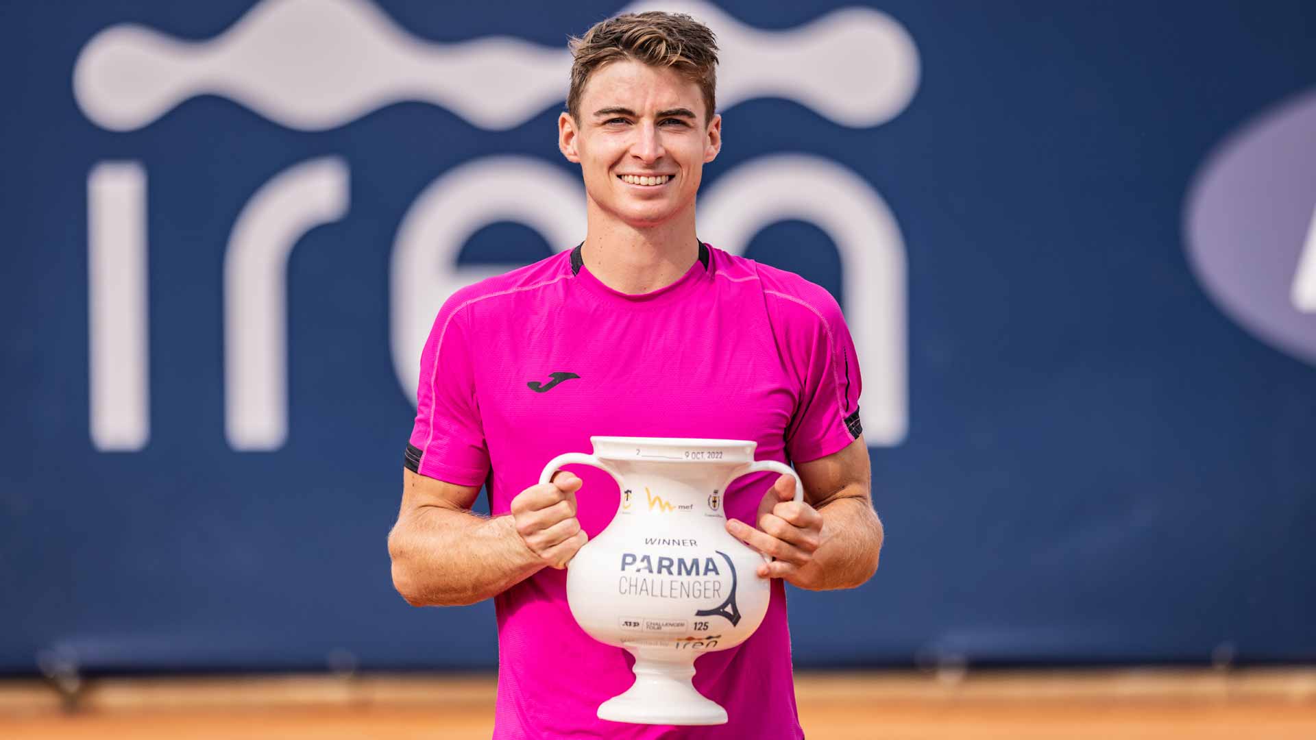 Kazakhstan's <a href='https://www.atptour.com/en/players/timofey-skatov/s0gr/overview'>Timofey Skatov</a> is crowned champion at the Parma Challenger.