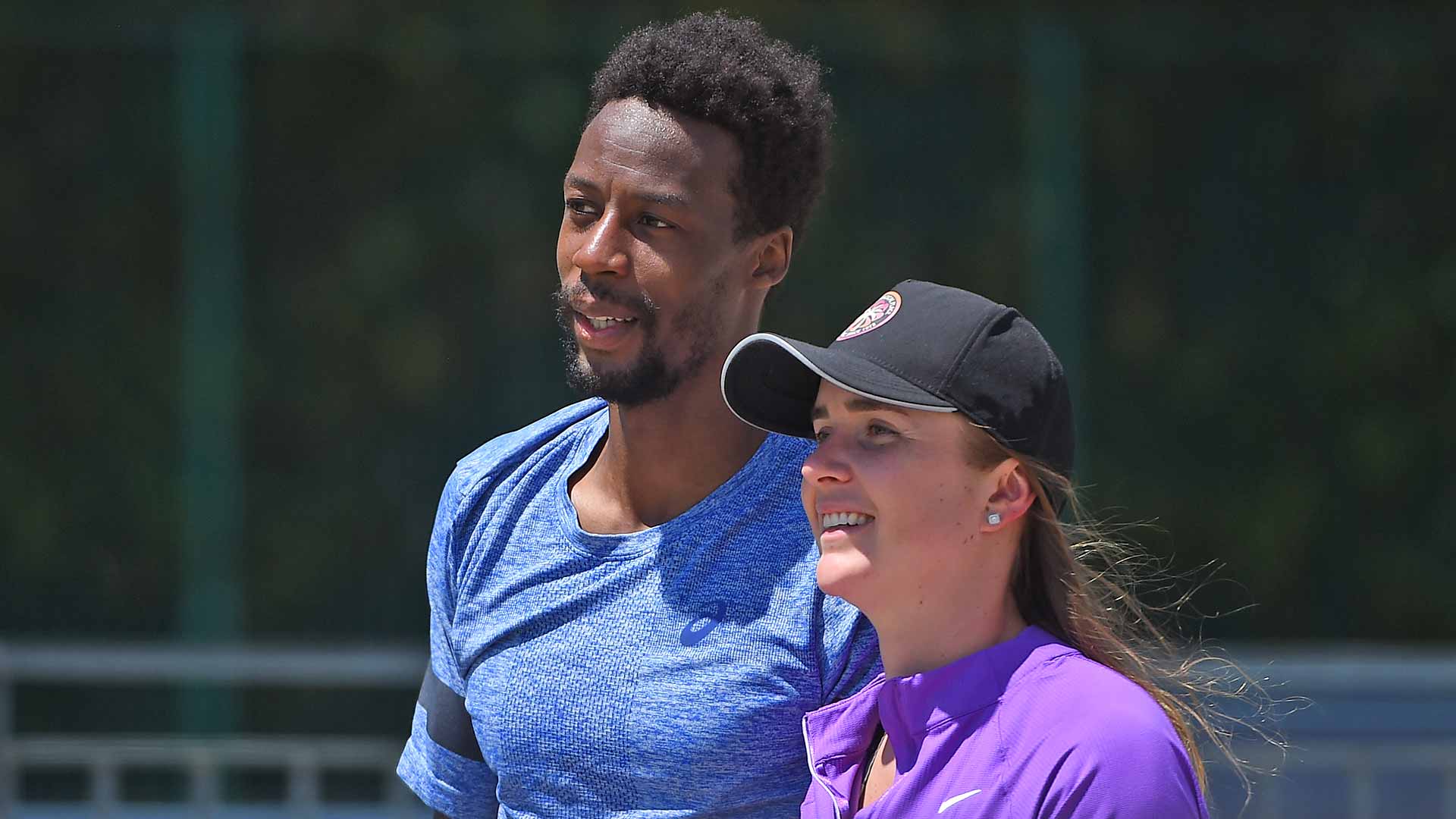 Gael Monfils and Elina Svitolina announced on Saturday the birth of their baby daughter.