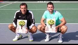 Ivan Dodig and Austin Krajicek lift their second ATP Tour title as a team on Sunday in Naples.