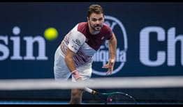 Stan Wawrinka advances to the Basel second round for the seventh time.