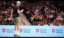 Jannik Sinner jugó este miércoles en el Erste Bank Open su partido No. 60 de la temporada.