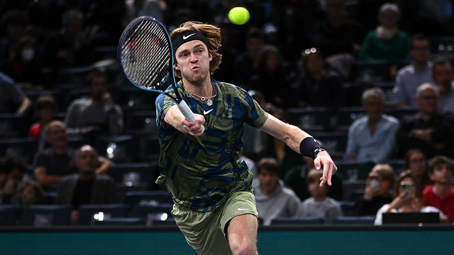 Andrey Rublev earns his 49th tour-level win of the season on Tuesday in Paris.