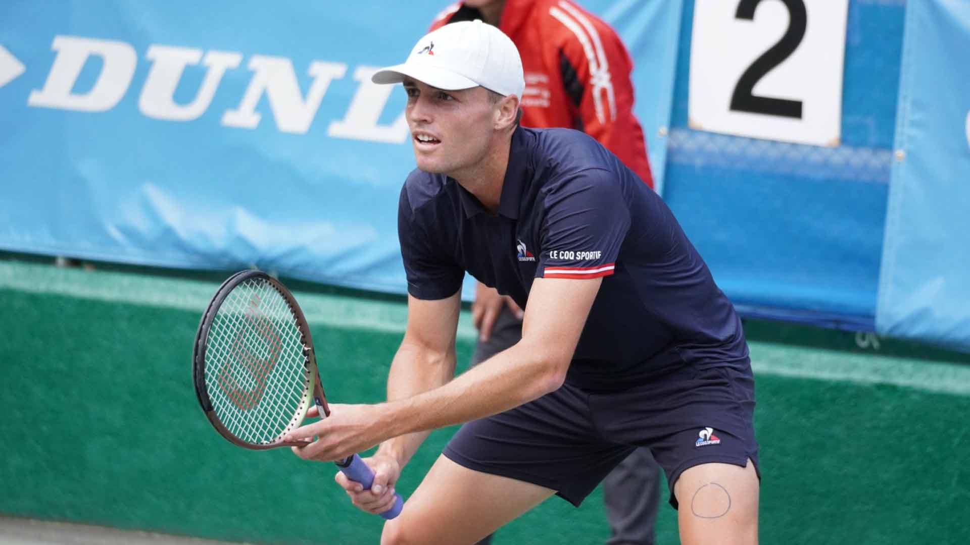 Chris O'Connell in action at the 2022 Yokohama Challenger.
