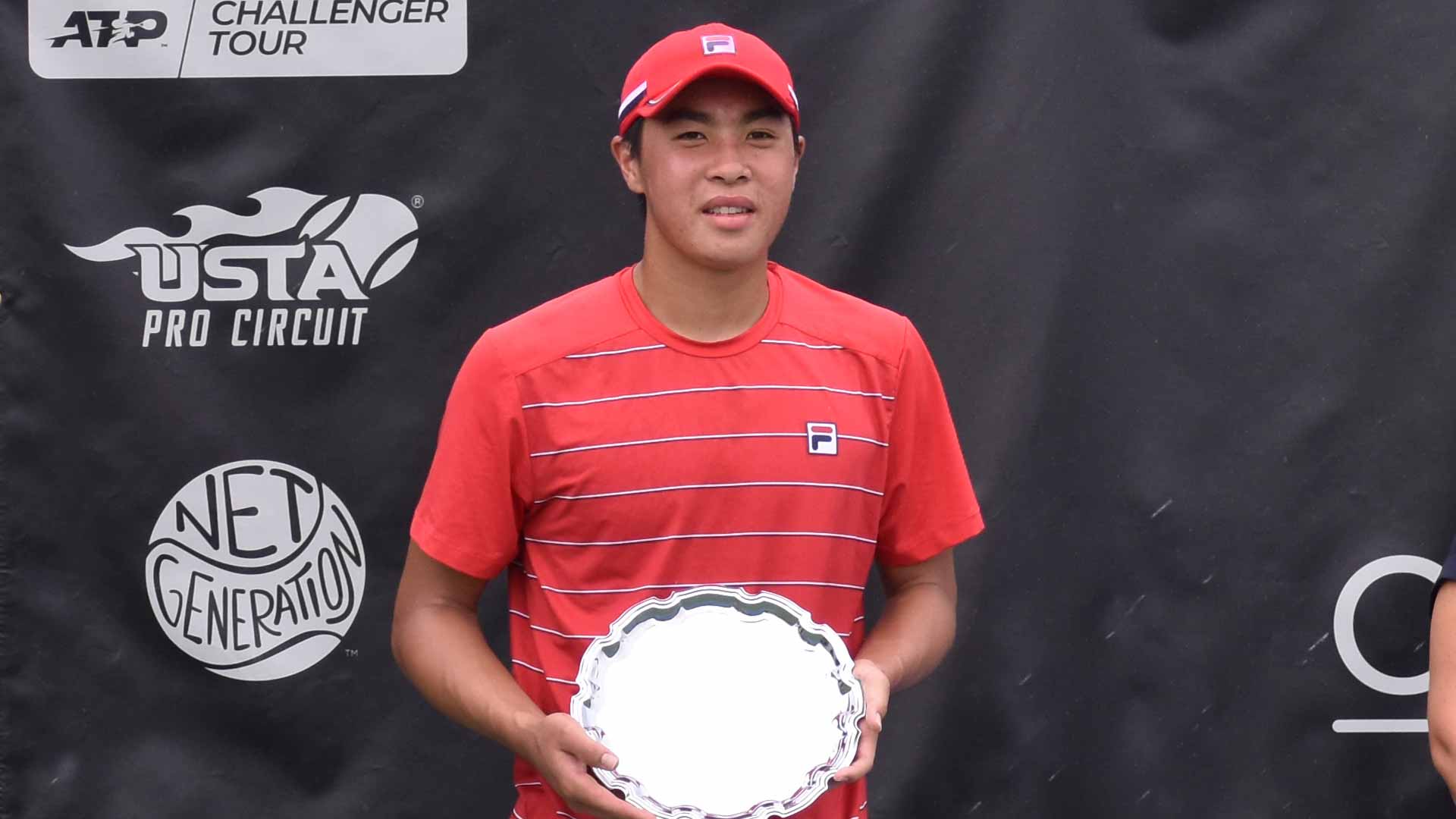 Brandon Nakashima triumphs at the 2020 Orlando Challenger.